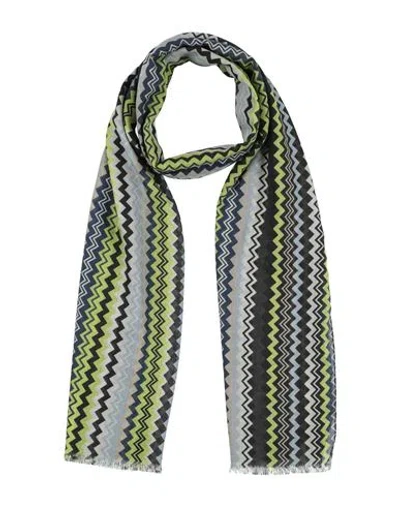 Missoni Woman Scarf Black Size - Wool, Silk