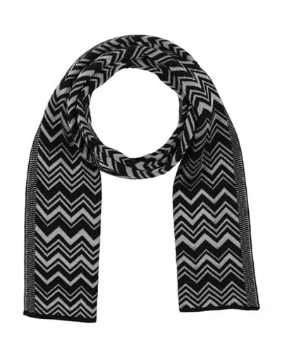 Missoni Woman Scarf Black Size - Wool, Viscose