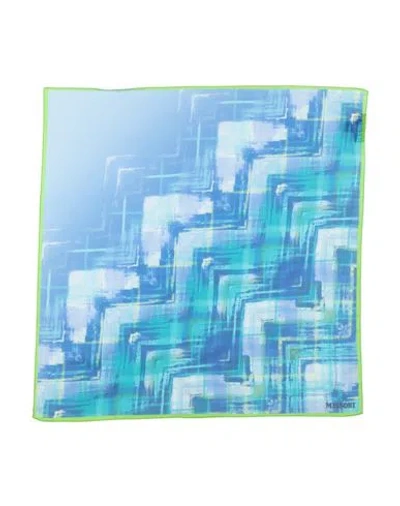 Missoni Woman Scarf Blue Size - Cotton