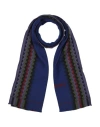 Missoni Woman Scarf Blue Size - Wool