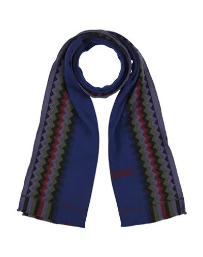Missoni Woman Scarf Blue Size - Wool
