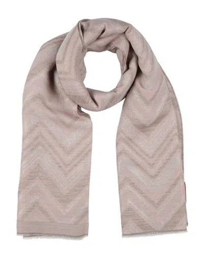 Missoni Woman Scarf Blush Size - Acrylic, Wool, Cotton, Viscose In Pink