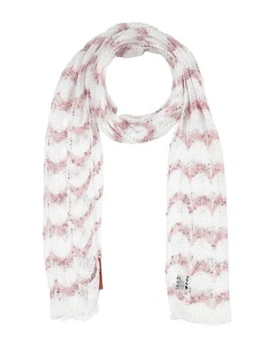 Missoni Woman Scarf Blush Size - Polyamide, Cotton, Polyester In Pink