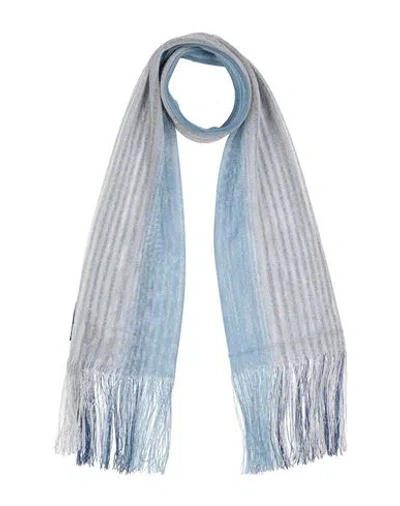 Missoni Woman Scarf Bright Blue Size - Viscose, Polyester
