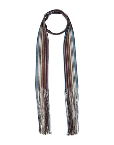 Missoni Woman Scarf Brown Size - Viscose In Multi