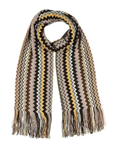Missoni Woman Scarf Brown Size - Wool, Viscose, Polyester