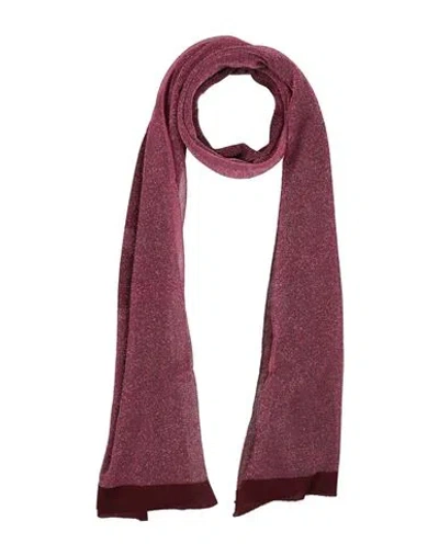 Missoni Woman Scarf Burgundy Size - Polyamide, Viscose, Polyester In Pink