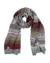 Missoni Woman Scarf Burgundy Size - Viscose, Cupro, Polyester In Multi