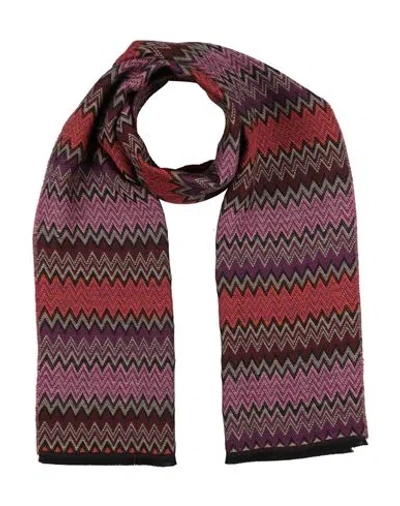 Missoni Woman Scarf Burgundy Size - Wool, Acrylic In Red