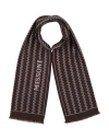 Missoni Woman Scarf Dark Brown Size - Wool