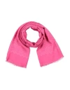 Missoni Woman Scarf Fuchsia Size - Silk, Wool In Pink