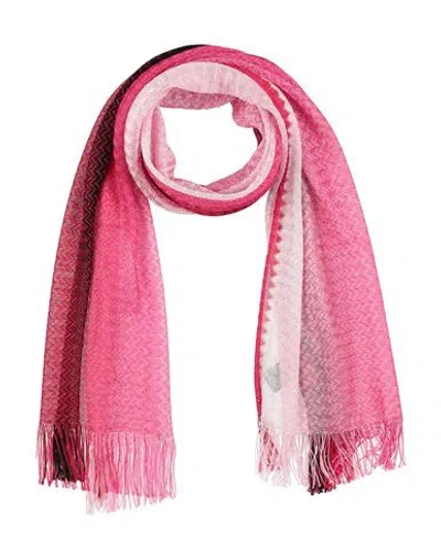 Missoni Woman Scarf Fuchsia Size - Viscose In Pink