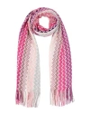 Missoni Woman Scarf Fuchsia Size - Viscose, Polyester In Pink