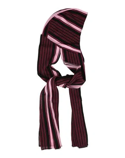 Missoni Woman Scarf Fuchsia Size - Cotton, Viscose In Burgundy