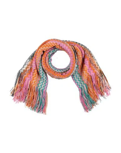 Missoni Woman Scarf Fuchsia Size - Wool, Acrylic In Pink