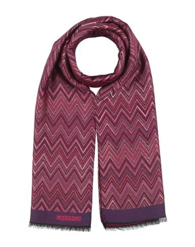 Missoni Woman Scarf Garnet Size - Viscose, Acetate, Modal In Red