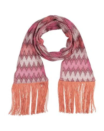 Missoni Woman Scarf Garnet Size - Viscose, Acrylic, Wool
