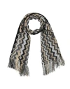 Missoni Woman Scarf Gold Size - Viscose, Polyester In Gray