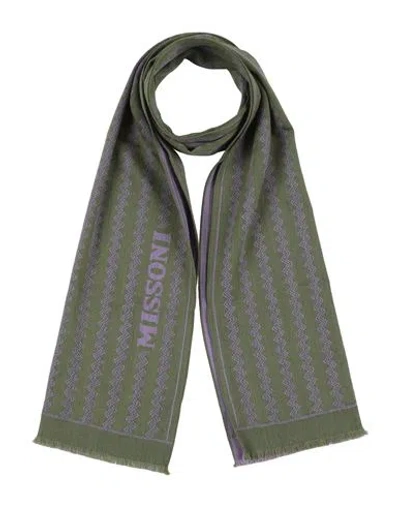 Missoni Woman Scarf Green Size - Wool