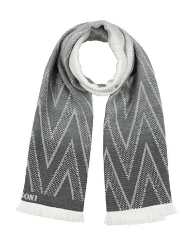 Missoni Woman Scarf Grey Size - Wool In Gray