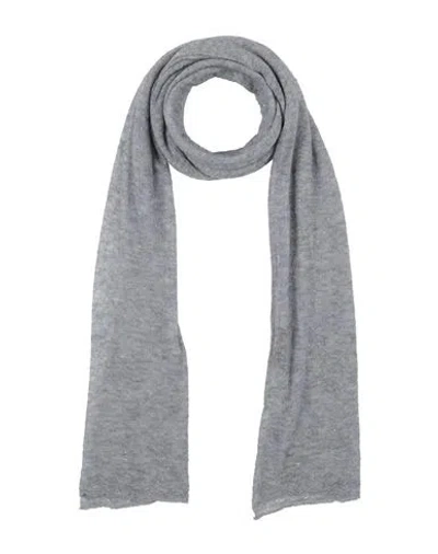 Missoni Woman Scarf Grey Size - Wool, Synthetic Fibers In Gray