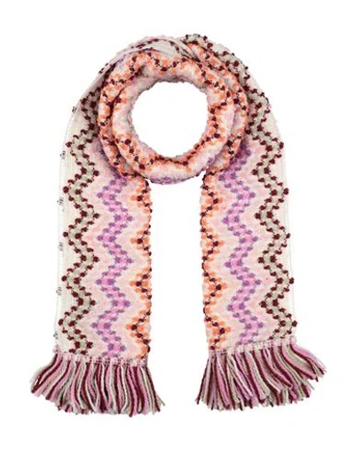 Missoni Woman Scarf Ivory Size - Wool, Acrylic, Polyamide, Mohair Wool, Alpaca Wool In White