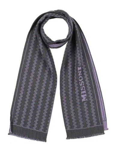 Missoni Woman Scarf Lead Size - Wool In Gray