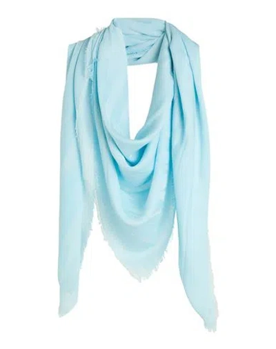 Missoni Woman Scarf Light Blue Size - Viscose, Modal