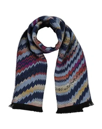 Missoni Woman Scarf Light Blue Size - Wool In Multi