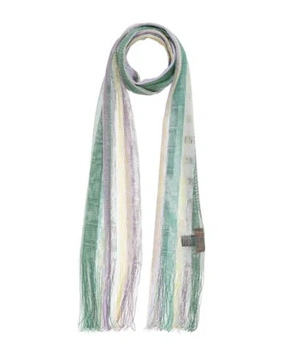Missoni Woman Scarf Light Green Size - Viscose, Polyester, Polyamide In Multi