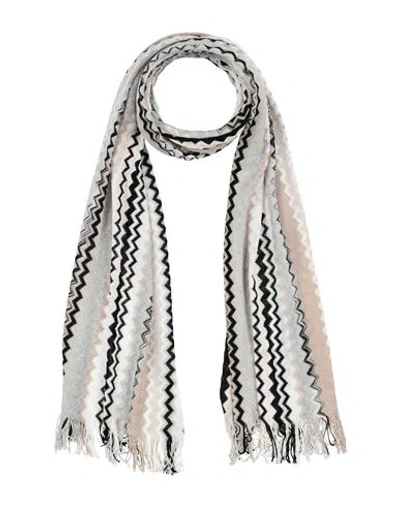 Missoni Woman Scarf Light Grey Size - Cotton, Viscose