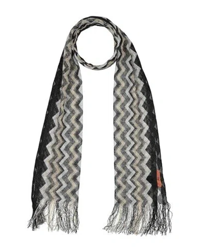 Missoni Woman Scarf Light Grey Size - Viscose, Polyester In Gray