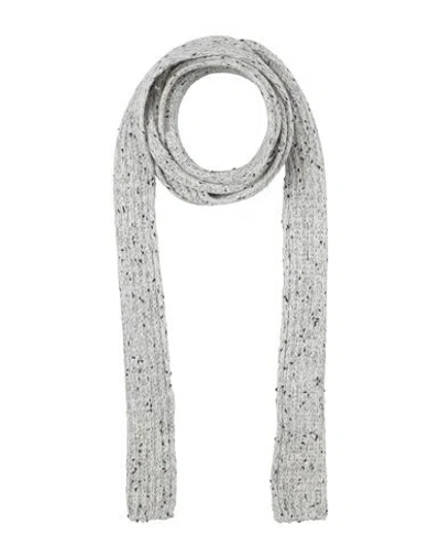 Missoni Woman Scarf Light Grey Size - Wool, Cotton, Polyamide In Gray