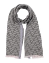 Missoni Woman Scarf Lilac Size - Viscose, Wool, Polyester, Cotton, Polyamide In Gray