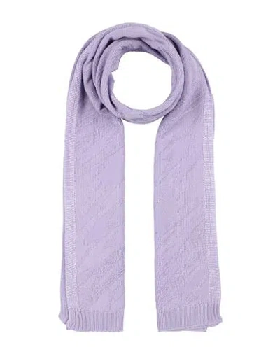 Missoni Woman Scarf Lilac Size - Viscose, Wool In Purple