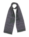 Missoni Woman Scarf Lilac Size - Wool In Gray