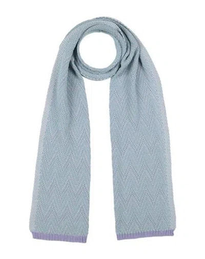 Missoni Woman Scarf Lilac Size - Cotton In Blue