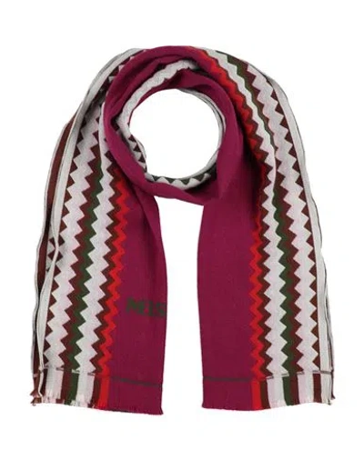 Missoni Woman Scarf Magenta Size - Wool