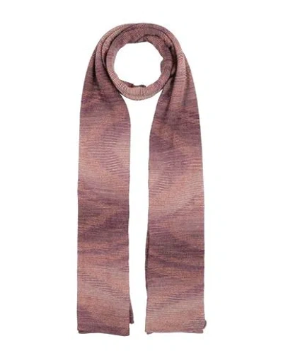 Missoni Woman Scarf Mauve Size - Viscose, Synthetic Fibers, Wool, Cupro, Cashmere