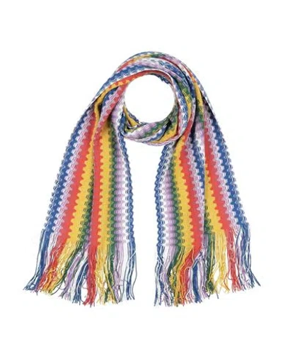 Missoni Woman Scarf Mauve Size - Wool, Acrylic In Purple