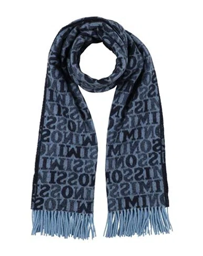 Missoni Woman Scarf Midnight Blue Size - Cashmere