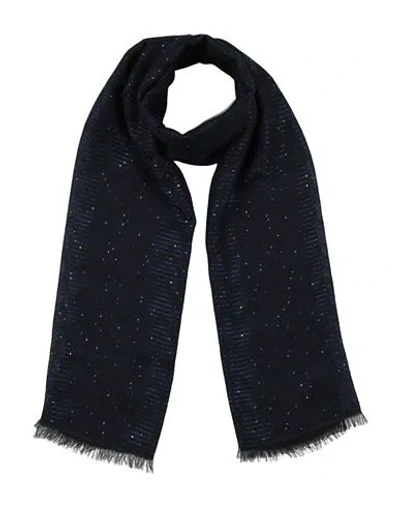 Missoni Woman Scarf Midnight Blue Size - Viscose, Modal, Polyester