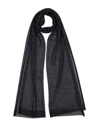 Missoni Woman Scarf Midnight Blue Size - Viscose, Polyester