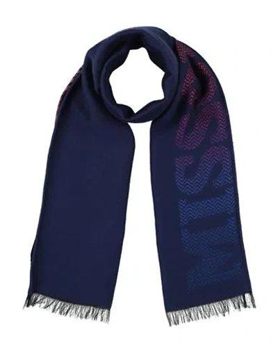 Missoni Woman Scarf Midnight Blue Size - Wool, Acrylic, Polyester, Modal