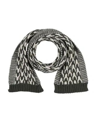 Missoni Woman Scarf Military Green Size - Cotton In Gray