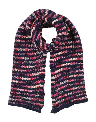 Missoni Woman Scarf Navy Size - Wool