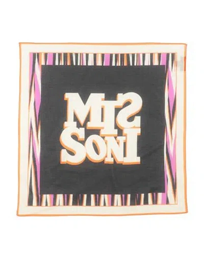Missoni Woman Scarf Orange Size - Cotton In Multi