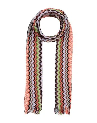 Missoni Woman Scarf Orange Size - Cotton In Black