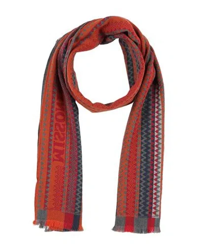 Missoni Woman Scarf Orange Size - Virgin Wool