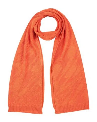 Missoni Woman Scarf Orange Size - Viscose, Wool